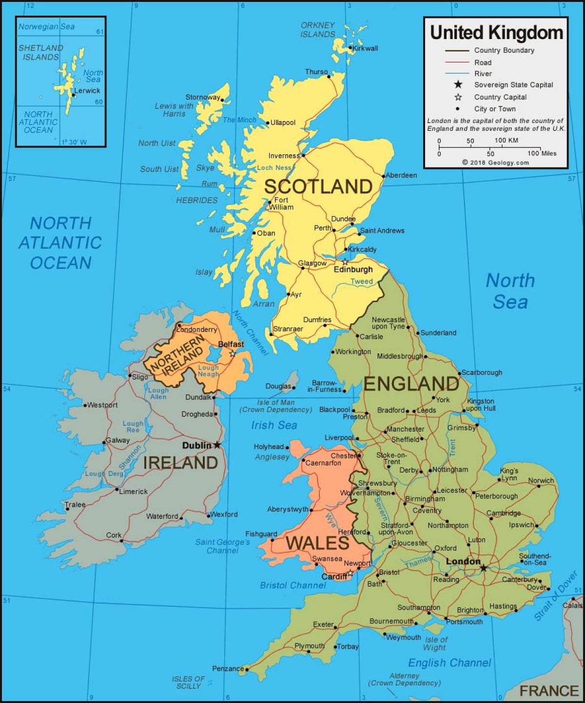 イギリス (イギリス) を地図で見る