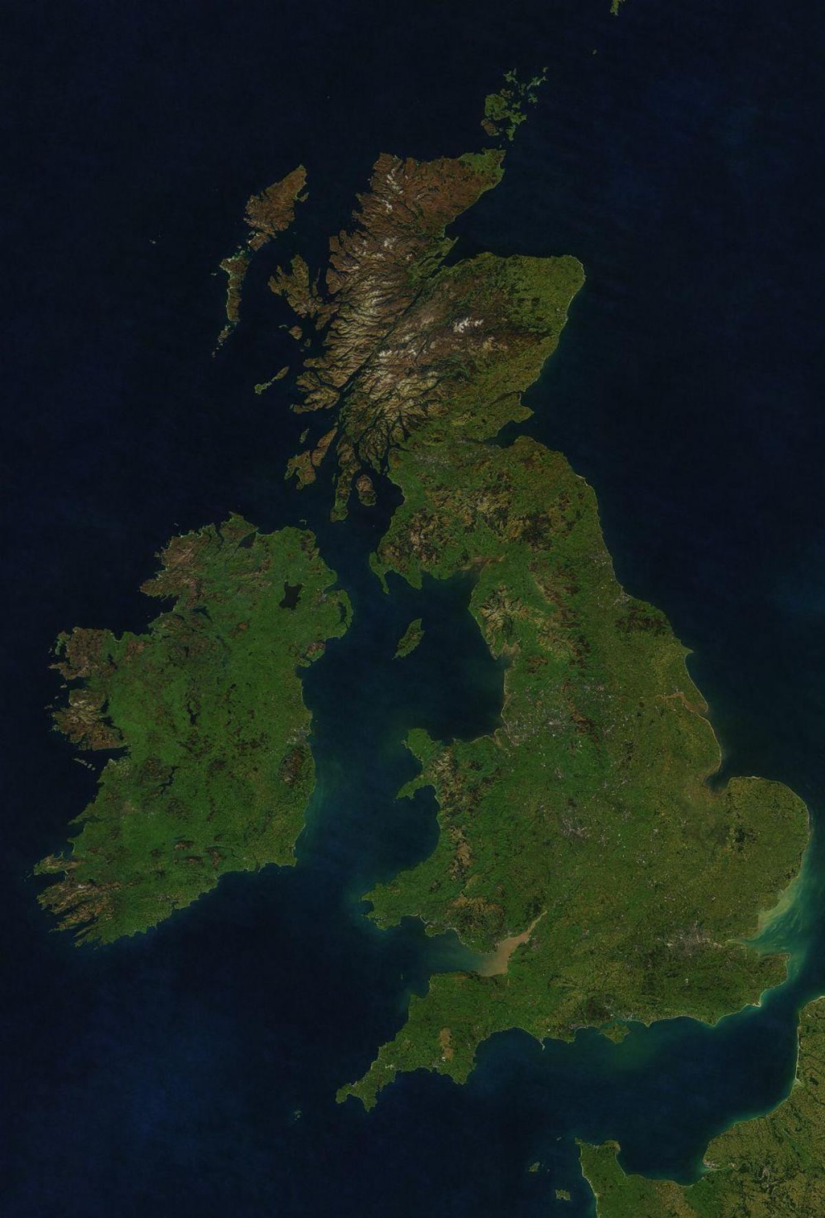 イギリス 空の地図