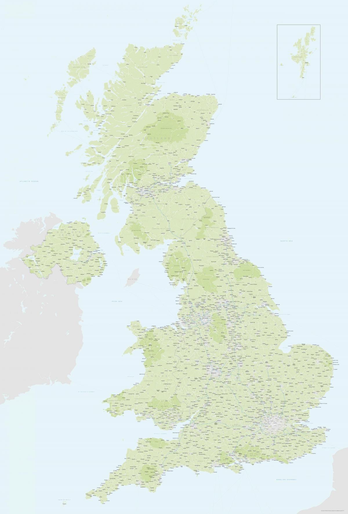 大きな地図で イギリス (UK)